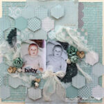 Kaisercraft Pitter Patter TINY BUNDLE Scrapbook Baby Paper 12"x12" - Image 2