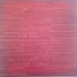 7 Gypsies FRIEND ROUGE 12"X12" Scrapbook Paper
