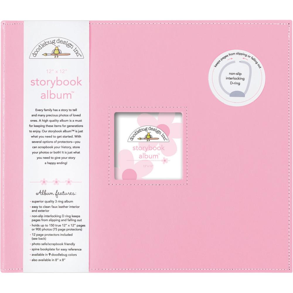 image_4dce3e97-2d4f-4c01-98bb-996a36c2d356.jpg Doodlebug STORYBOOK ALBUM CUPCAKE 12”X12” D-Ring Scrapbook - Image 1
