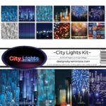 Reminisce CITY LIGHTS KIT 12"X12" Scrapbook Kit 12pc