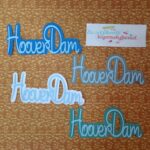 HOOVER DAM LAGOON 2 Layer Diecut Title Travel Die Cut LV - Image 5