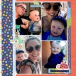Pebbles Kid At Heart GET YOUR HAPPY ON 12"X12" Scrapbook Paper - Image 2