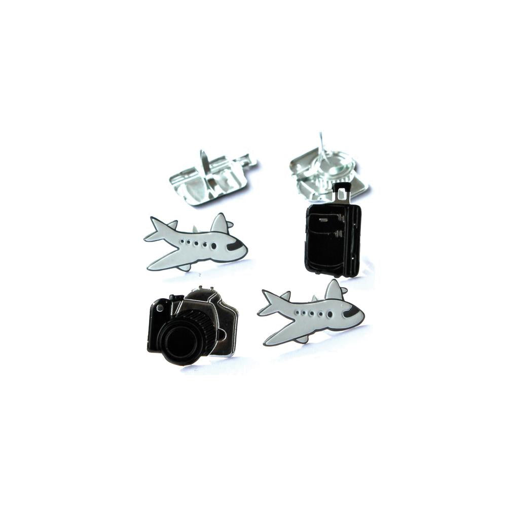 image_4f193b3a-b29a-4bae-8ff0-367b9b92041f.jpg Eyelet Outlet TRAVEL Brads 12pc Camera Luggage - Image 1