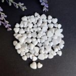 Dress My Craft Water Droplet WHITE HEART Embellishments - Image 2