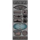image_4f7bd79c-452b-4821-ba8e-b0d0434348cf.jpeg Military NAVY#2 METALLIC TAGS 6"X12" Stickers 12pc - Image 1