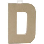 Darice Paper Mache Alphabet Letters A-H 5.5"X8" - Image 4