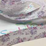 Cayla Floral Lavender Grosgrain Ribbon 1 yard