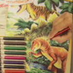 Royal Mini Color Pencil By Number DINOSAUR FUN