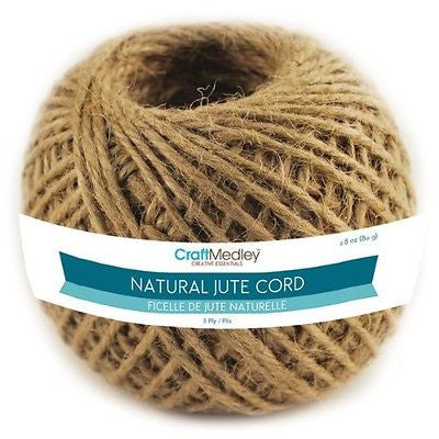 image_52017db5-bdd2-4110-ad5c-86cc26ebeaaa.jpeg MultiCraft NATURAL JUTE CORD 2.8oz 3 Ply - Image 1