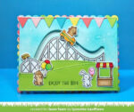 Lawn Fawn Cuts Coaster Critters SLIDE ON OVER ADD-ON Metal Craft Die - Image 2