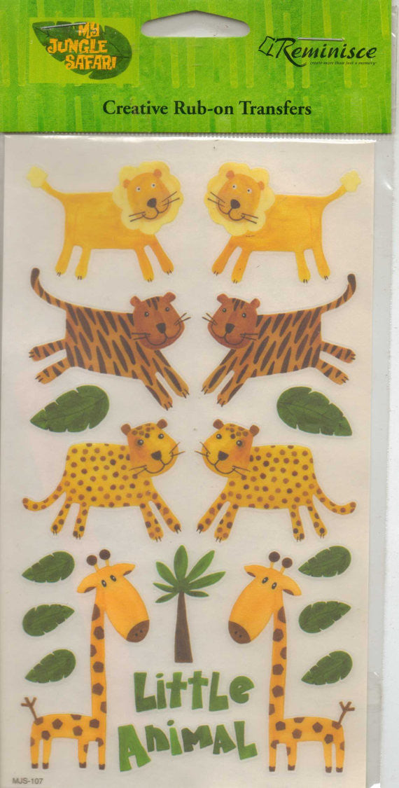 image_53b4796a-fbb2-4ed0-88a9-f101d0d70a79.jpeg Reminisce MY JUNGLE SAFARI Rubons 19pc - Image 1