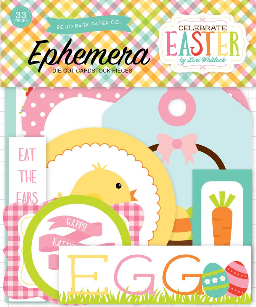 image_53bdee1f-cd25-4faa-9b4c-ca640628ce9d.jpg Echo Park CELEBRATE EASTER Ephemera Die Cut - Image 1