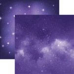 Reminisce ULTRAVIOLET Scrapbook Paper Pack 2pc - Image 2