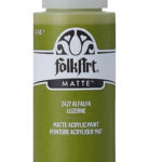 FolkArt Matte ALFALFA Premium Acrylic Paint 2oz