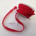 May Arts 1/2" SHEER PLEATED RIBBON Trim 1 yard yd