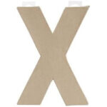 Darice Paper Mache Alphabet Letters V-Z 5.5"X8" - Image 3