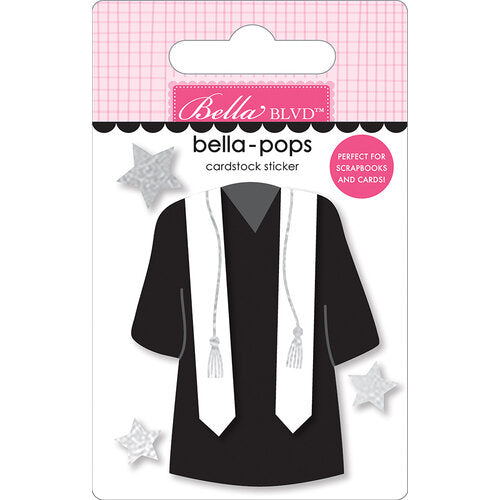 image_55761389-ec51-4e35-b67e-83139135f29f.jpg Bella Blvd Bella-Pops WITH HONORS Graduation 3D Sticker 1pc - Image 1