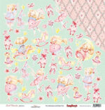 Scrapberry’s SWEET MOMENTS 12"X12" Scrapbook Paper Kit 7pc - Image 4