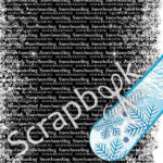 SNOWBOARDING GO BIG LEFT 12"x12" Sports Sheet Scrapbook Customs