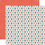 Carta Bella Travel Stories YOU ARE HERE 12"x12" Scrapbook Paper