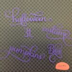 HALLOWEEN Word Phrases Diecuts - Image 2