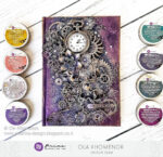 Prima Finnabair Art Alchemy OPAL MAGIC CORAL Acrylic Paint - Image 3