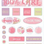 Reminisce GENUINE GIRL Epoxy Embellishments 26pc.