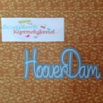 HOOVER DAM LAGOON 2 Layer Diecut Title Travel Die Cut LV - Image 2