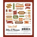 Echo Park I LOVE FALL TITLES & PHRASES DieCut Pieces 32pc - Image 2