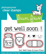 Lawn Fawn Cuts GET WELL SOON Custom Craft Die - Image 2