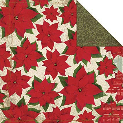 image_5b401a85-9804-440c-a24c-6e77914d8194.jpg Kaisercraft St. Nicholas GRANDFATHER 12"X12" Scrapbook Paper - Image 1