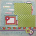 Premade Pages $5.00 EGG’STRA CUTE (2) 12"X12" Easter Pages - Image 2