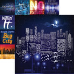Reminisce CITY LIGHTS KIT 12"X12" Scrapbook Kit 12pc - Image 2