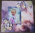 Kaisercraft Misty Mountains LIGHT LEAKS 12"X12" Scrapbook Sheet - Image 4