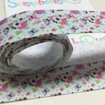 Butterfly Floral Grosgrain Ribbon 1 yard - Image 2
