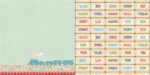 Webster's Pages Game On SCOREBOARD 12"X12" Scrapbook Paper - Image 2