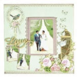 Kaisercraft TRUE ROMANCE 12"X12" Scrapbook Cardstock Sheet - Image 3