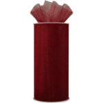 Shiny Tulle 6" wide X 25 yard Spool