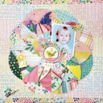 Paige Evans BLOOMING WILD 4 Hexagon Flowers 12"X12" Scrapbook Paper - Image 3
