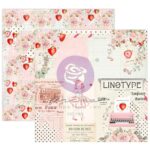 Prima STRAWBERRY MILKSHAKE 12"X12" PAPER PAD With Foil 24 sheets - Image 8