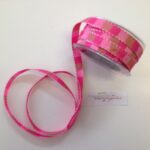 May Arts 1/2" STITCHED SQUARES Ribbon Trim 1 yard yd - Image 6