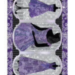Kanban SOPHIA PURPLE Foil DieCut Card Toppers