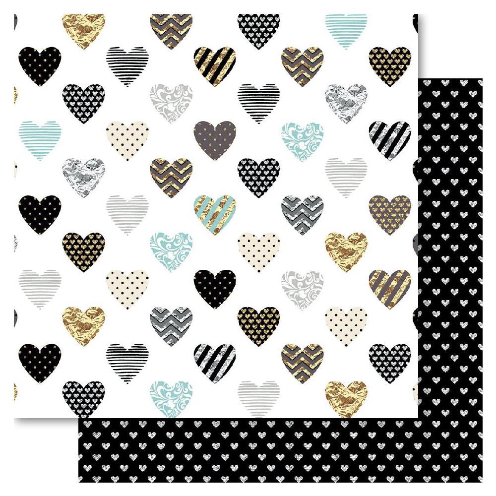 image_61ab8cc1-2ad4-42fa-8e0c-db9930072282.jpg Bella! New York SWEETHEARTS 12x12 Scrapbook Paper - Image 1