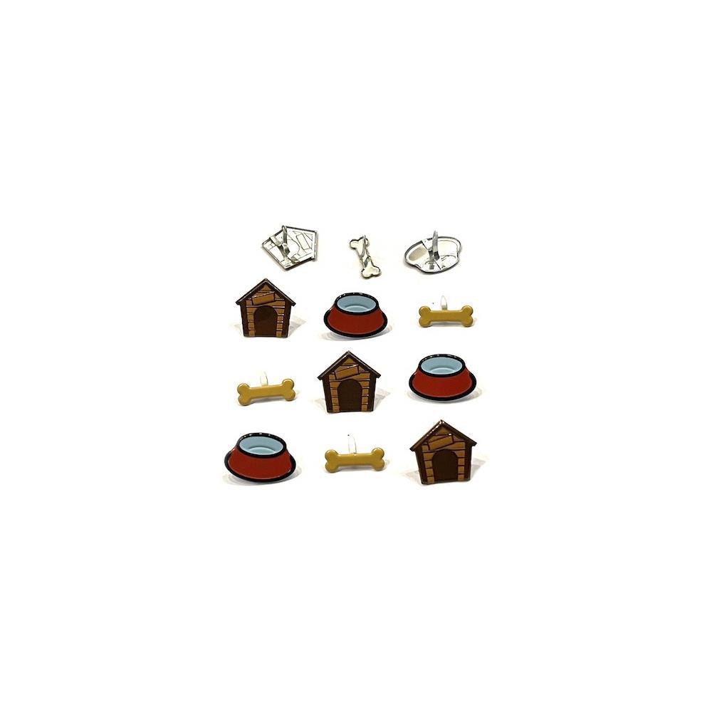 image_61c7e1f3-38b1-4136-9db8-0a9a8494f94f.jpg Eyelet Outlet KENNEL MIX Brads 12pc Pet Dog - Image 1
