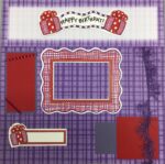 Premade Pages HAPPY BIRTHDAY (2) 12"x12" Scrapbook @Scrapbooksrus