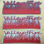 VALLEY OF FIRE LasVegas Travel Title DieCuts Custom 2pc