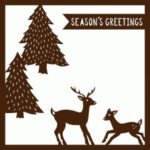 Page a Frame SEASON'S GREETINGS Scrapbook Overlay