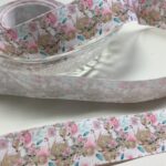 Deer Love Floral Grosgrain Ribbon 1 yard