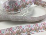 Deer Love Floral Grosgrain Ribbon 1 yard