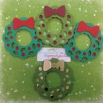 CHRISTMAS WREATH Large Scrapbook Die Cuts - Image 4